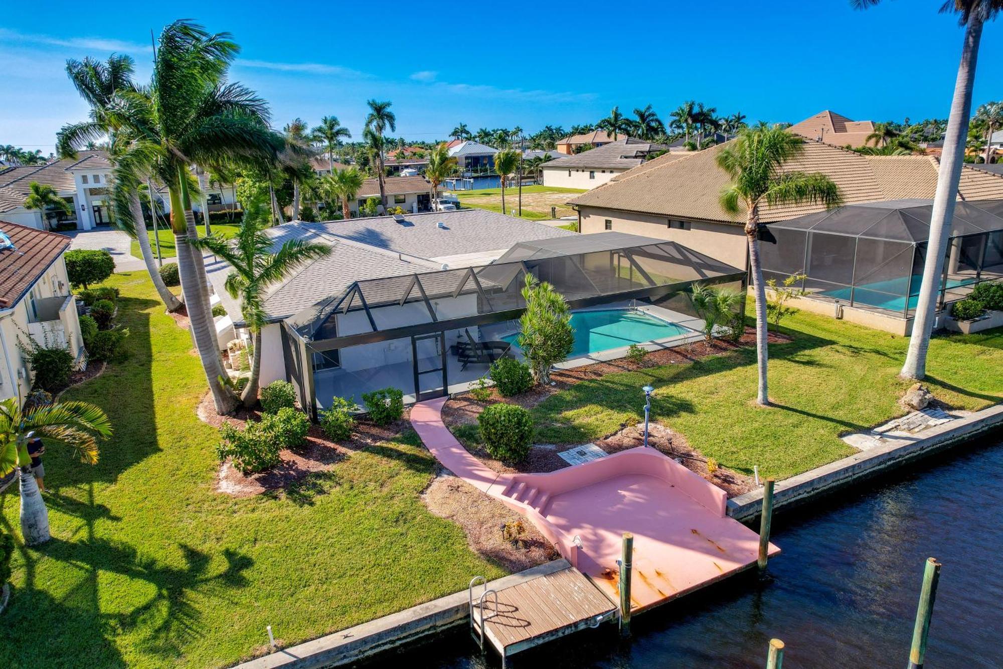 Waterfront Cape Coral Home With Private Pool! Exterior foto